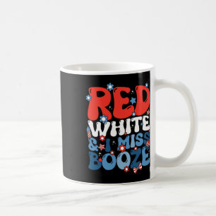 Taza De Café Blanco Rojo Y Yo Extrañamos A Booze Pregnant 4 De
