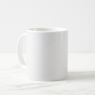 Taza De Café Blanco sólido texturado.