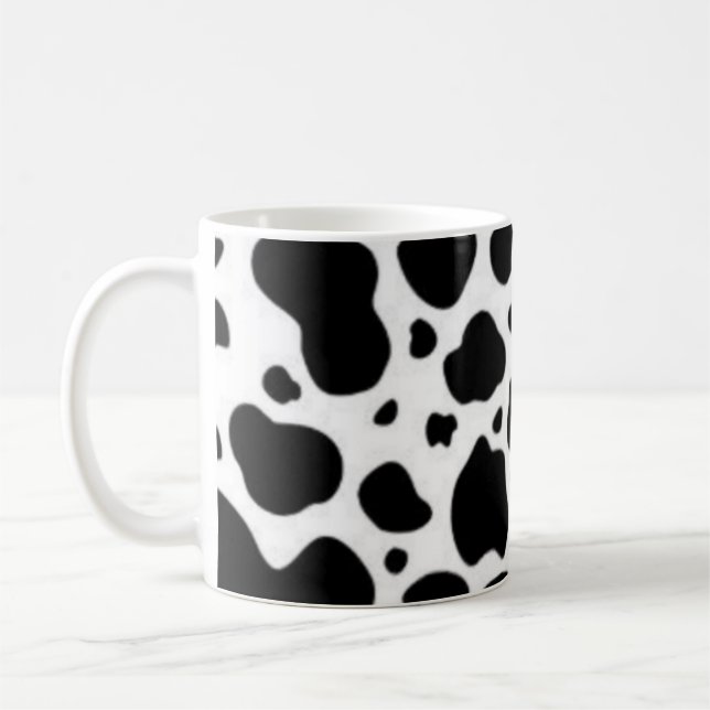 Taza De Café Blanco y negro (Izquierda)