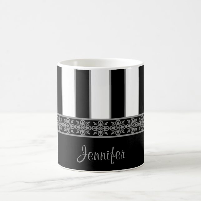 Taza De Café Blanco y negro (Centro)