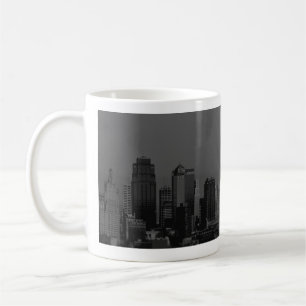 Taza De Café Blanco y negro de Nueva York