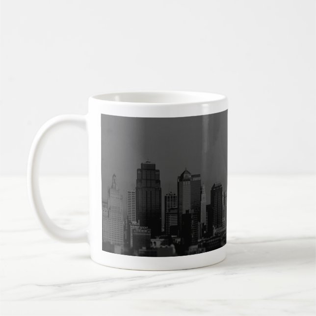 Taza De Café Blanco y negro de Nueva York (Izquierda)
