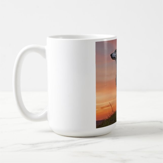 Taza De Café Blancopeta Elegante Café Mug (Izquierda)
