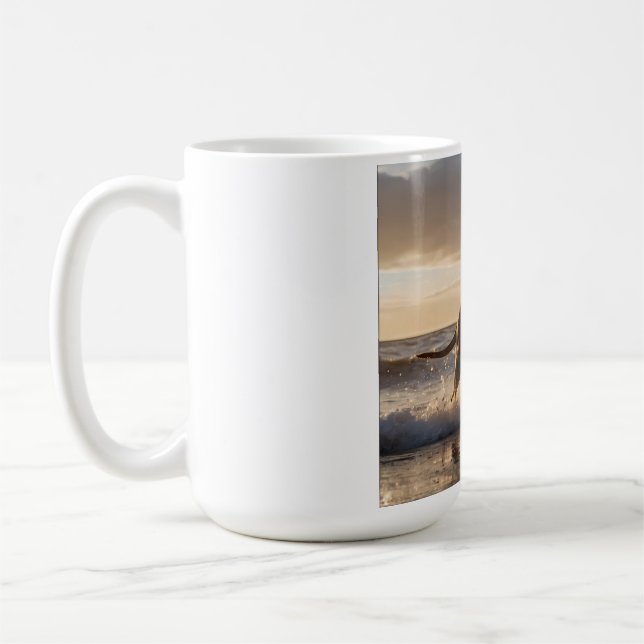 Taza De Café Blancopeta Elegante Café Mug (Izquierda)