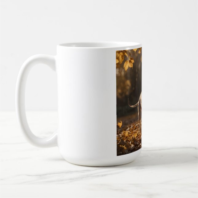 Taza De Café Blancopeta Elegante Café Mug (Izquierda)