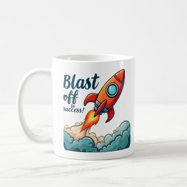 Taza De Café Blast To Success (Explosión en el éxito): enciende (Izquierda)