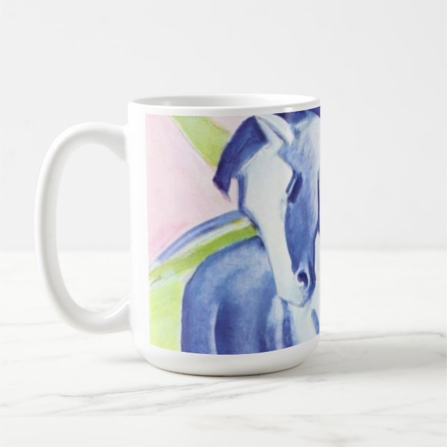 Taza De Café Blaues Pferd I de Franz Marc Mug (Izquierda)