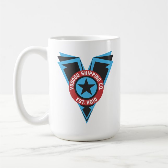 Taza De Café Blck y azul 16 onzas (Izquierda)