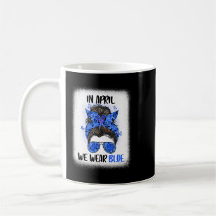 Taza De Café Bleached En Abril Usamos Blue Messy Bun Lunch Lad