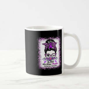 Taza De Café Bleached We Wear Purple Heimerheimer Awareness Mes