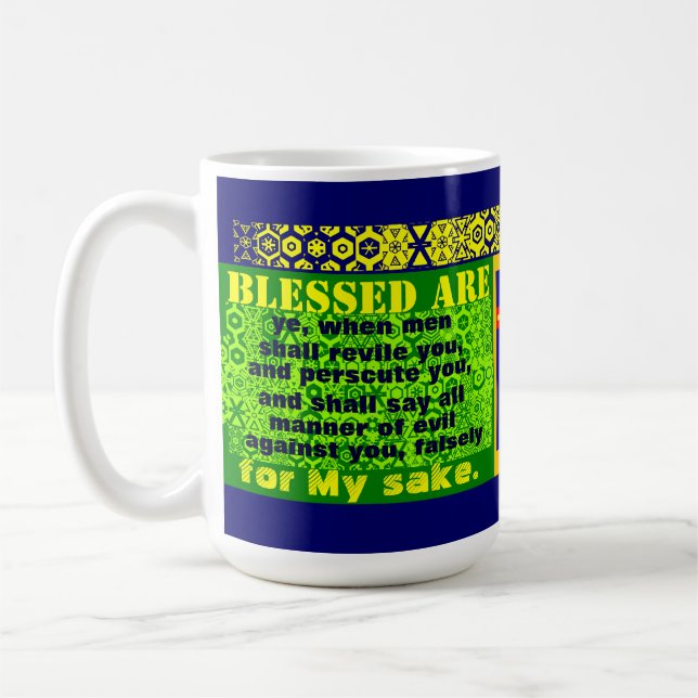 Taza De Café "Blessed es YE " (Izquierda)