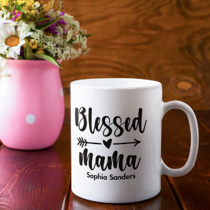 Taza De Café Blessed Mama Cute Mom