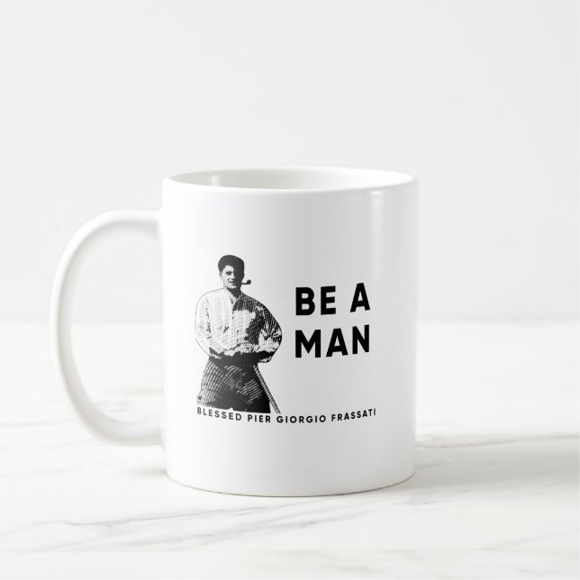 Taza De Café Blessed Pier Giorgio Frassati Mug | Verso l'Alto (Izquierda)
