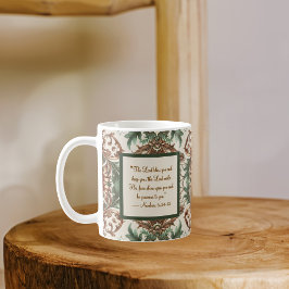 Taza De Café Blessing Mug Rústico Tradicional de la Mañana