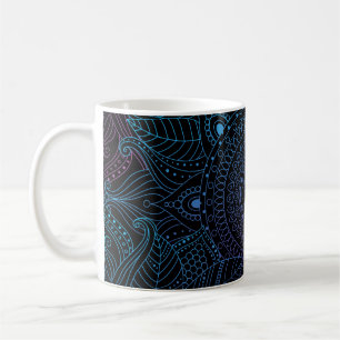Taza De Café Bliss árabe: Magia Mandala Oriental