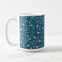 Taza De Café Bliss Floral Mug Botánico