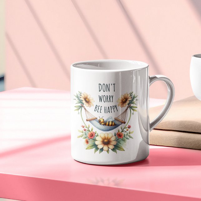 Taza De Café Blissful Bee Garden (Subido por el creador)