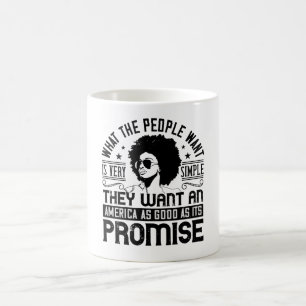 Taza De Café BLM - Estados Unidos tan bueno como su promesa
