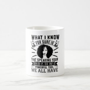 Taza De Café BLM - Hablar tu verdad es poderoso