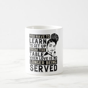 Taza De Café BLM - Levántate cuando no te sirvan amor