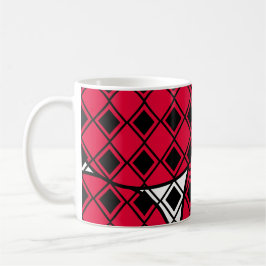 Taza De Café Blob Harlequin rosa