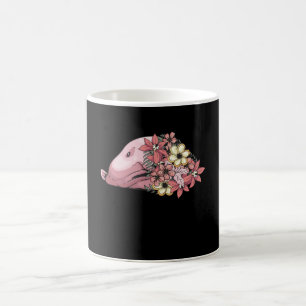 Taza De Café Blobo con flores