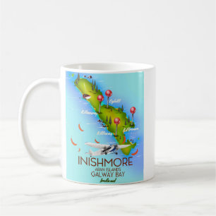 Taza De Café Bloc de notas Inishmore Aran Islands Galway Bay Ir