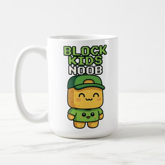TAZA DE CAFÉ BLOCK KIDS NOOB (Izquierda)