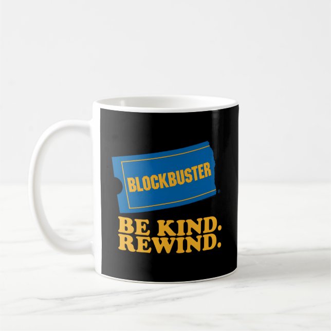 Taza De Café Blockbuster Be Kind Rewind (Izquierda)