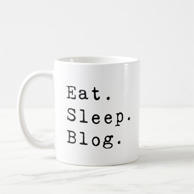 Taza De Café Blog de Eat Sleep (Izquierda)