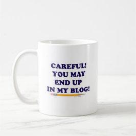 Taza De Café Blogger cuidadoso