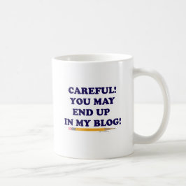 Taza De Café Blogger cuidadoso