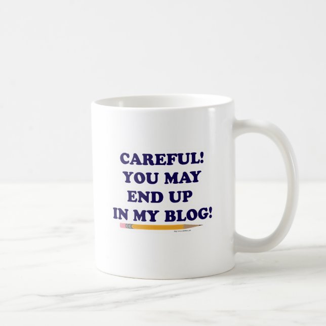 Taza De Café Blogger cuidadoso (Derecha)