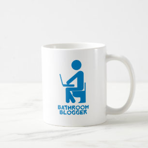 Taza De Café Blogger de baño