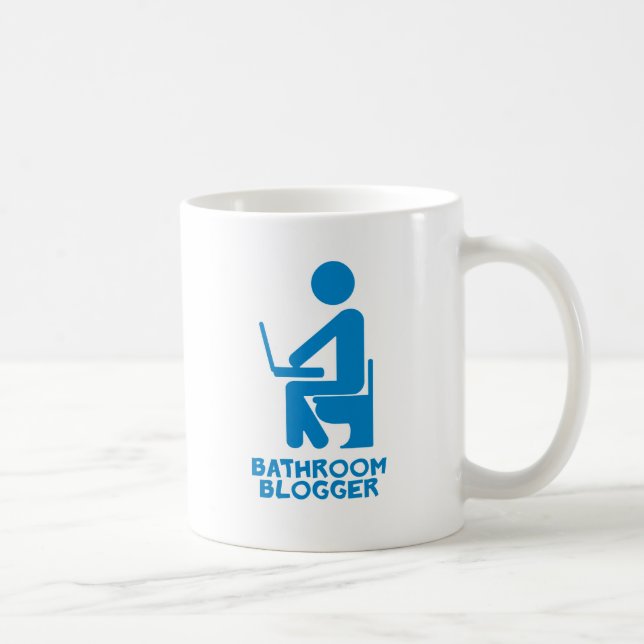 Taza De Café Blogger de baño (Derecha)