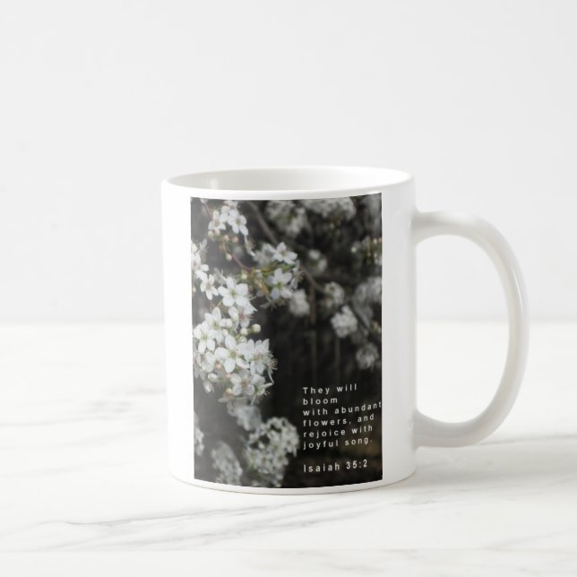 Taza De Café Blogom Scripture Card Coffee Mug (Derecha)
