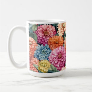 TAZA DE CAFÉ BLOGS DE LA NARANJA ROJA ZINNIA