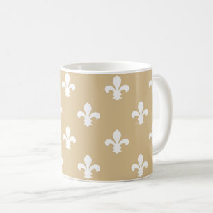 Taza De Café Blonde Neutral Fleur de Lys