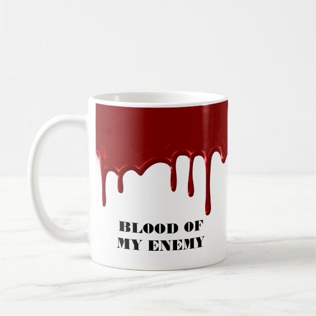 Taza De Café Blood of my Enemy Halloween  (Izquierda)