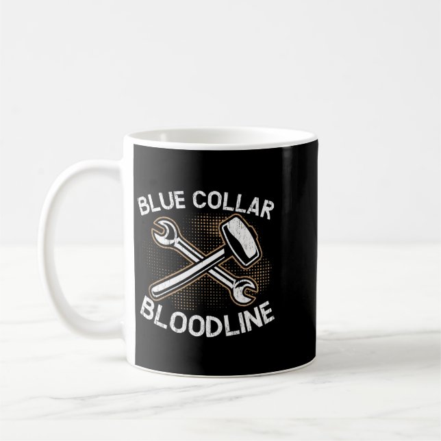 Taza De Café Bloodline Brickmason de construcción de Brickmason (Izquierda)