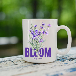Taza De Café Bloom as como tú - Mug de flores silvestres