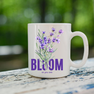 Taza De Café Bloom as como tú - Mug de flores silvestres