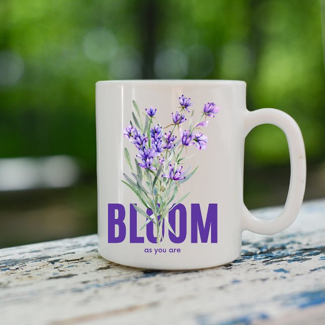 Taza De Café Bloom as como tú - Mug de flores silvestres (Subido por el creador)
