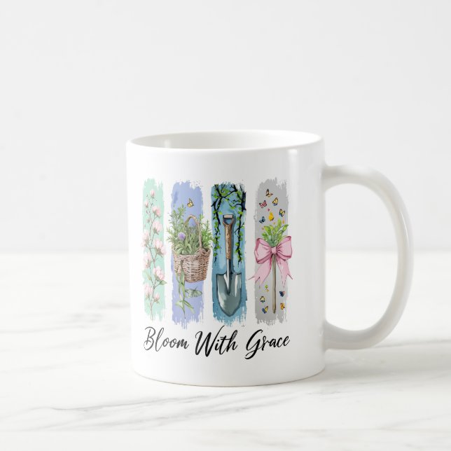 Taza De Café Bloom con arte floral Grace Garden (Derecha)