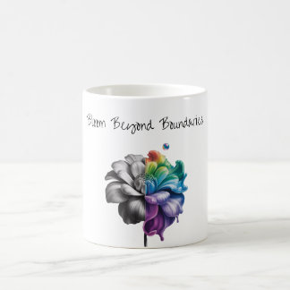 Taza De Café Bloom Más Allá De Las Fronteras Inspirador Flower