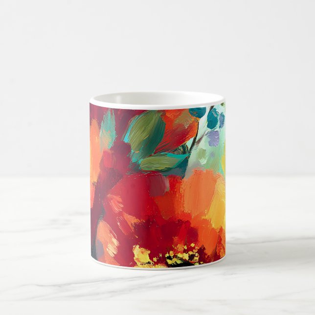 Taza De Café Bloom Vibrant Floral Garden (Centro)