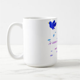 Taza De Café Blooming positivity colour ful floral quote Mug