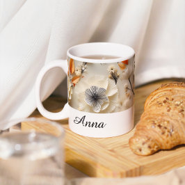 Taza De Café Blooms de la inspiración: Personalizadas