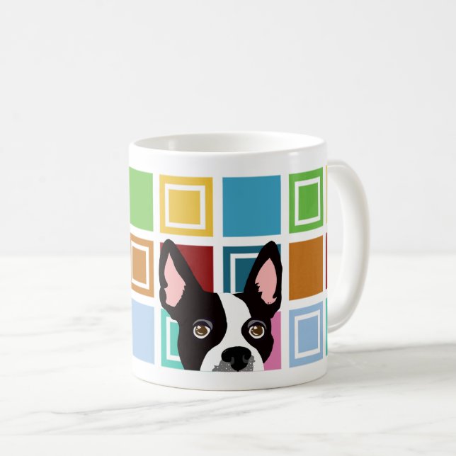 Taza De Café Bloque de color Bean Mug (Anverso derecho)