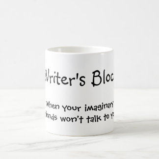 Taza De Café Bloque de escritores - Cuando tus amigos imaginari
